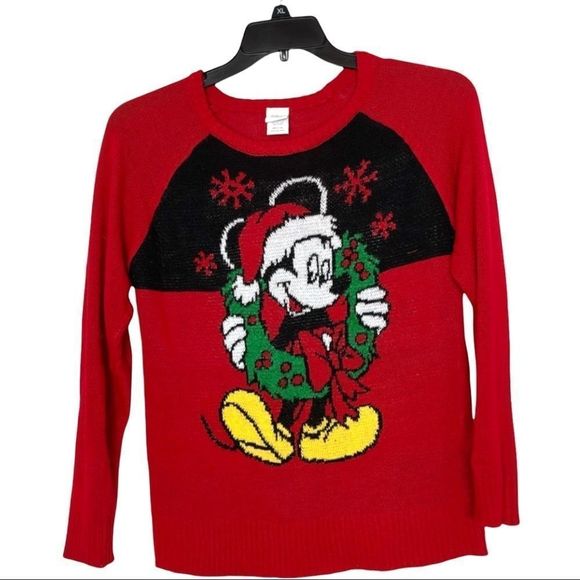 Mickey Mouse Christmas Sweater - Picture 2 of 7